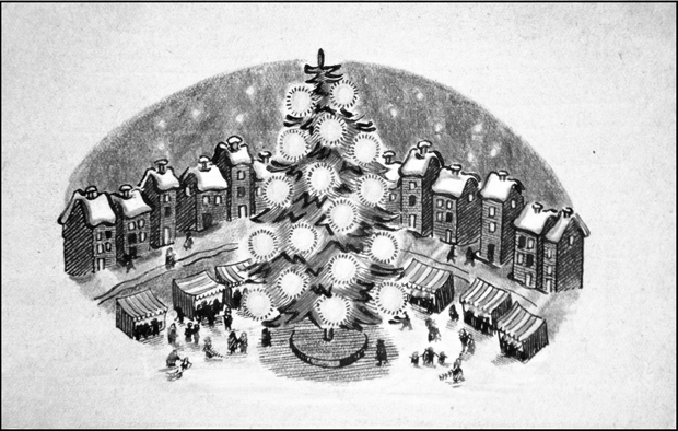 Weihnachtskarte aus dem Lager an die Mutter und die kleine Schwester (S. 139)